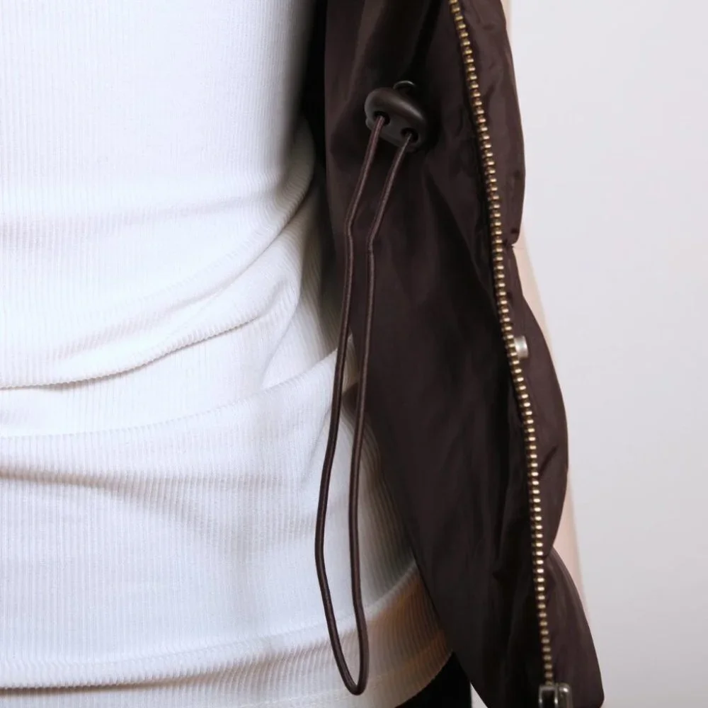 J. Crew Down Puffer Vest Brown Women‎ S